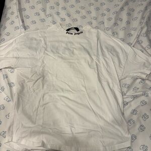Palm Angels Classic White Short Sleeve Tee
